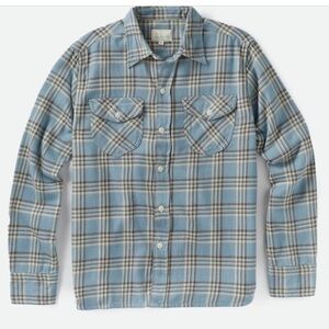 Wythe NY Light Blue Plaid Button-Up Shirt XXL